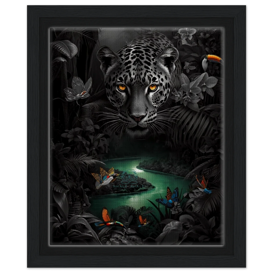 The Jungle That Remembers: A Mystical Journey Through Animal Artwork