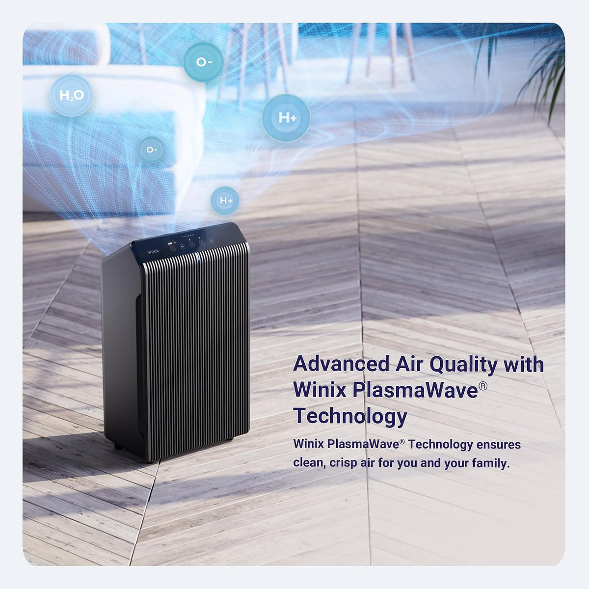 5510 Air Purifier (New Generation of 5500-2 with App Support) for Home Large Room up to 1881 Ft² in 1 Hr, True HEPA, High Deodorization Carbon Filter and Auto Mode, Captures Pet Allergies, Smoke
