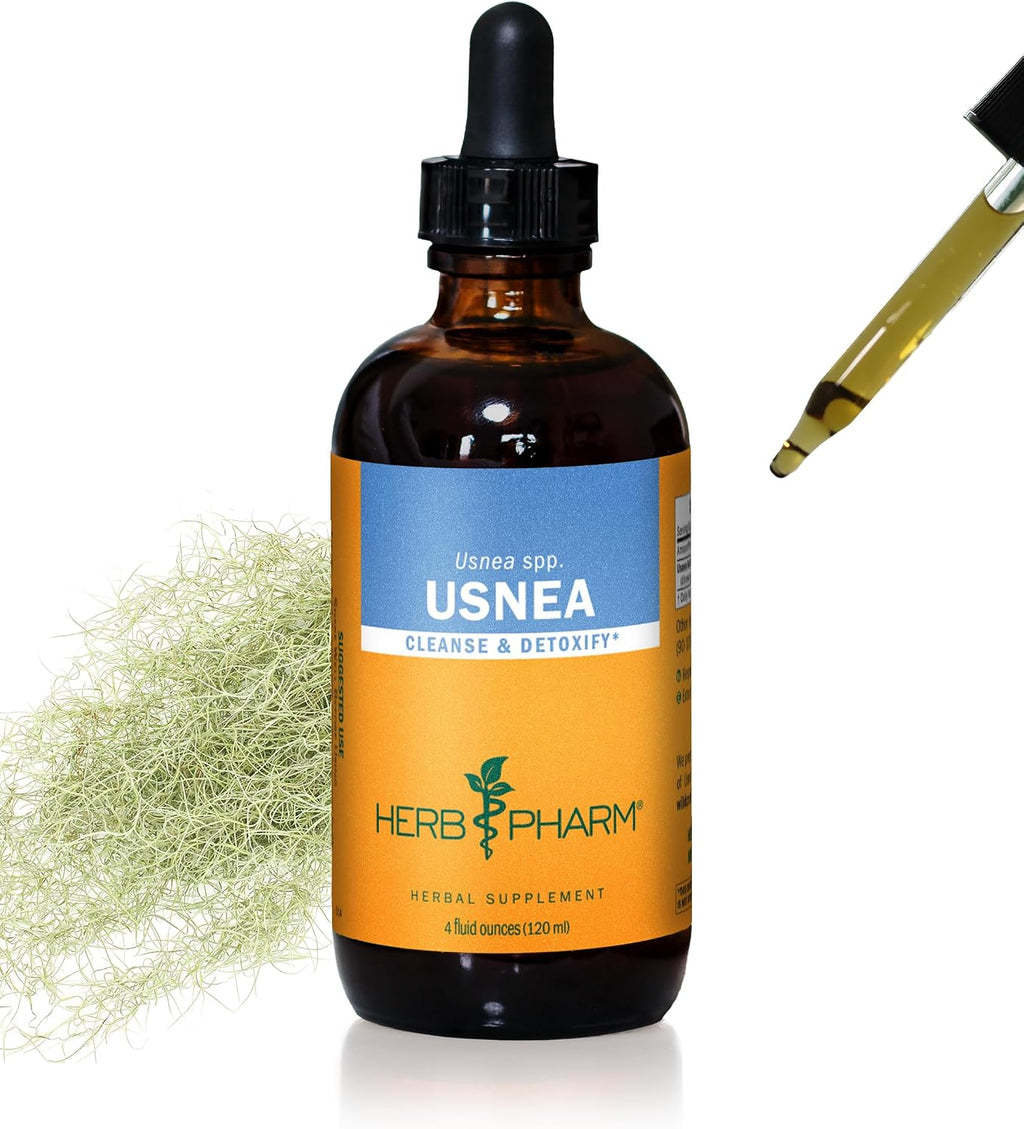 Usnea Liquid Extract for Cleansing and Detoxification - 4 Ounce