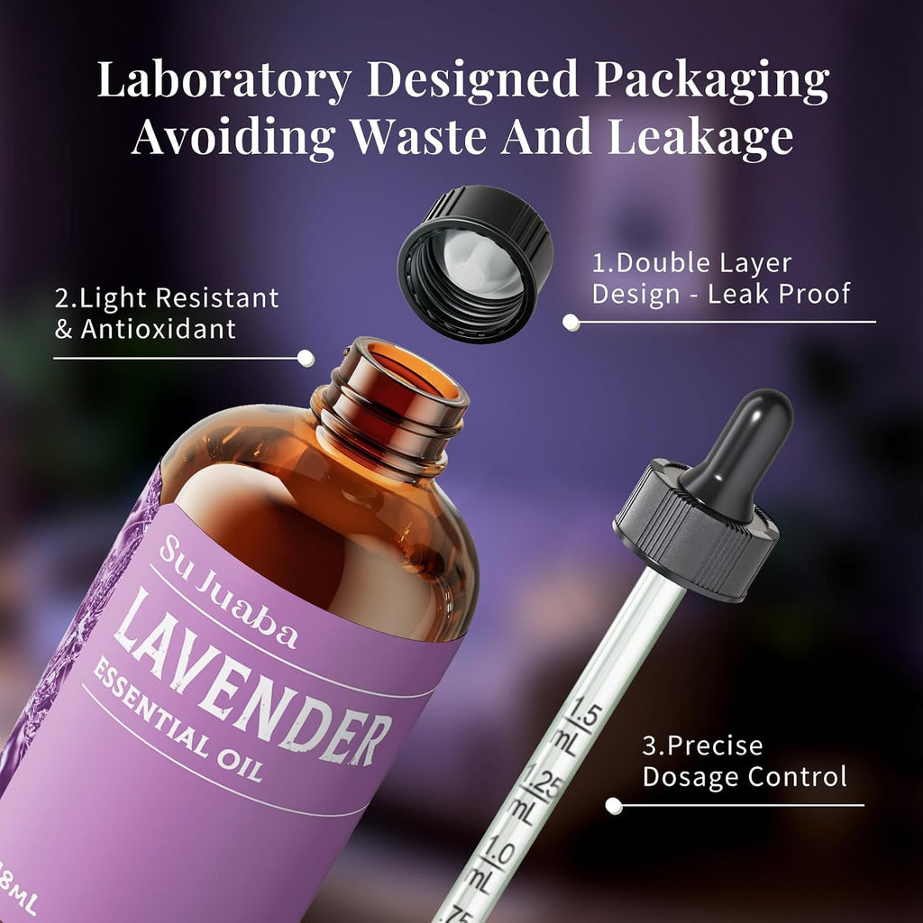 Lavender Essential Oil for Aromatherapy, Sleep & Relaxation