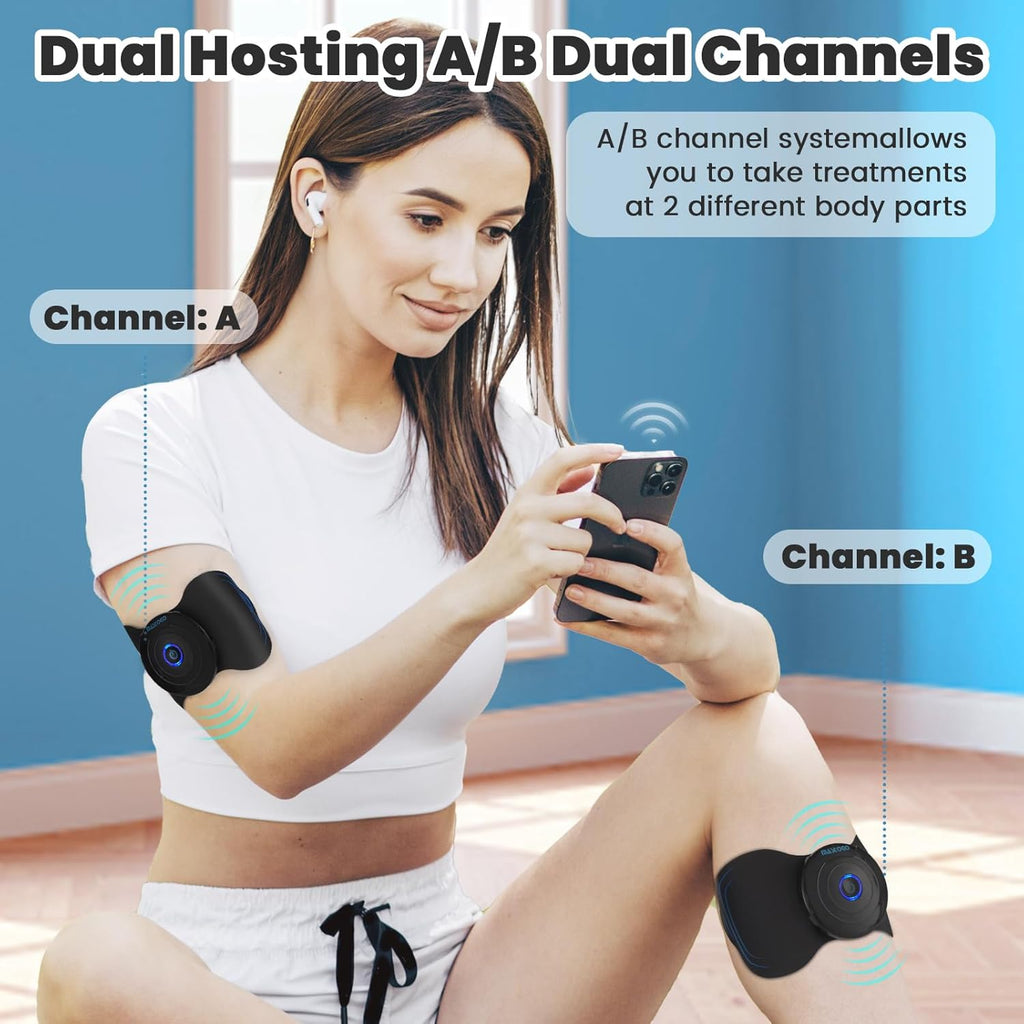 Wireless TENS Unit Back Pain Relief Massager- Muscle Stimulator Machine - Wireless TENS Unit Muscle Stimulator- Tens Unit