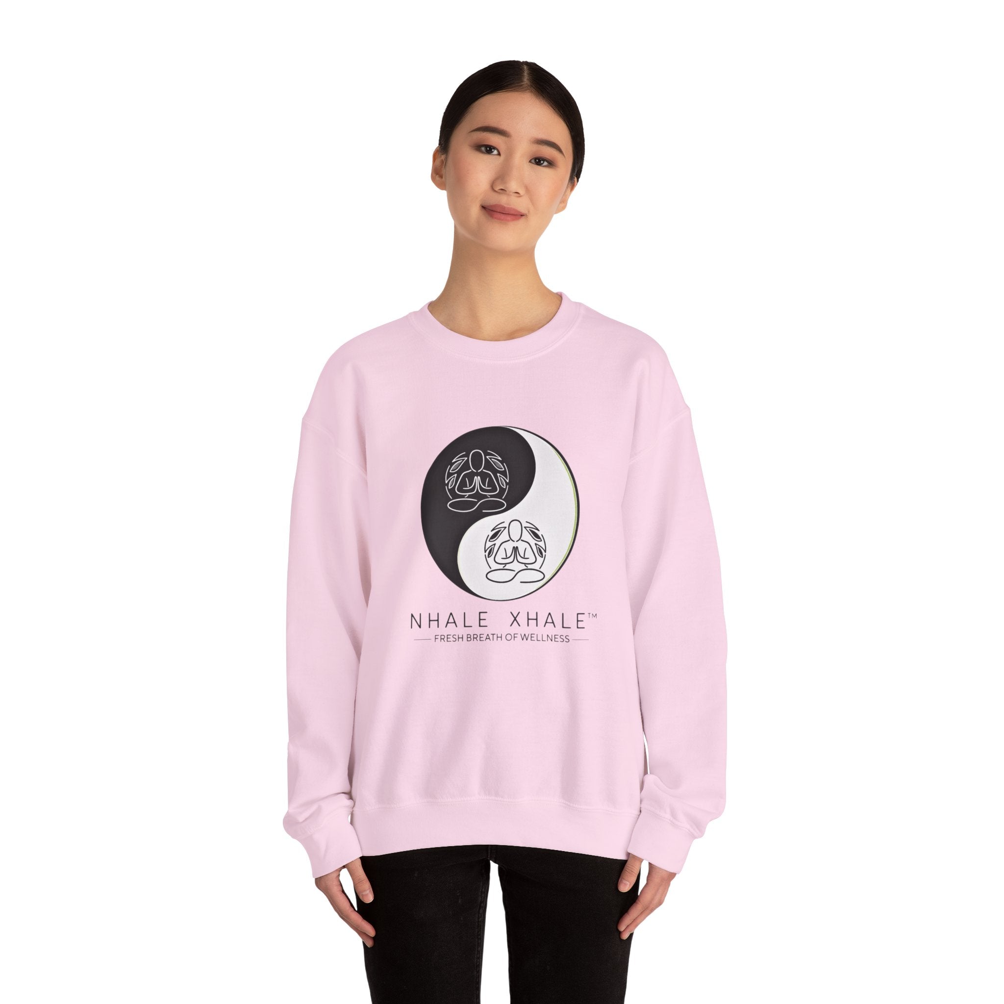 NhaleXhale Ying Yang Crewneck Sweatshirt