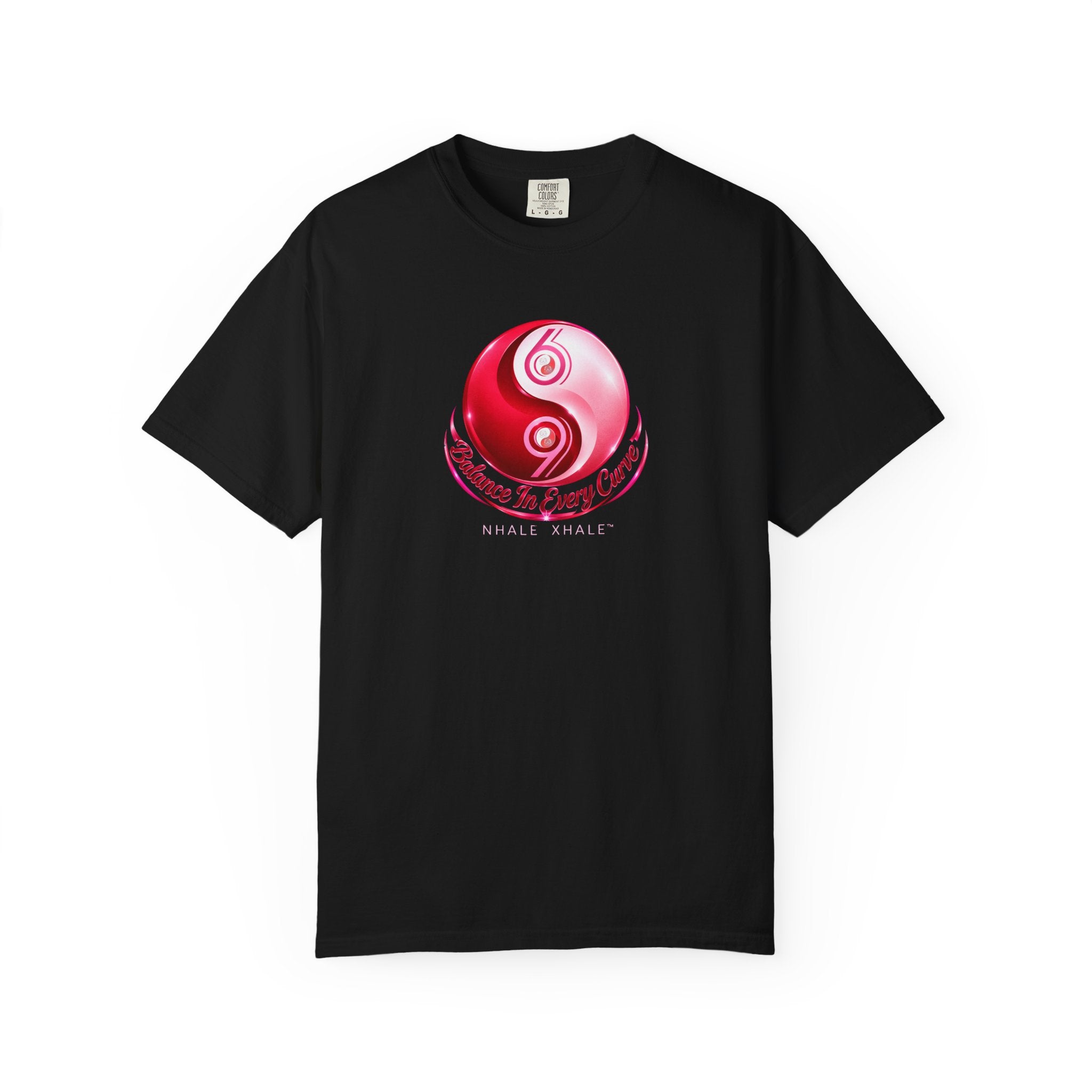 NhaleXhale "Balance the Curve" Black Tee