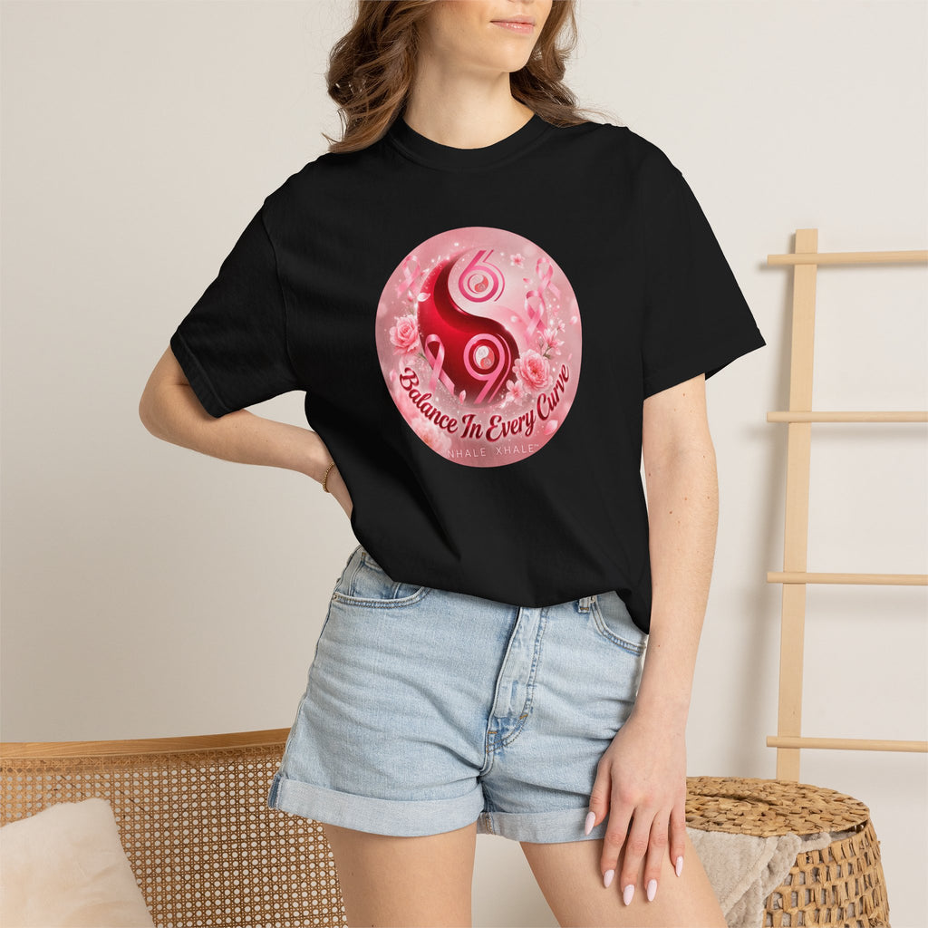 NhaleXhale "Breast Cancer Awareness" Black Tee