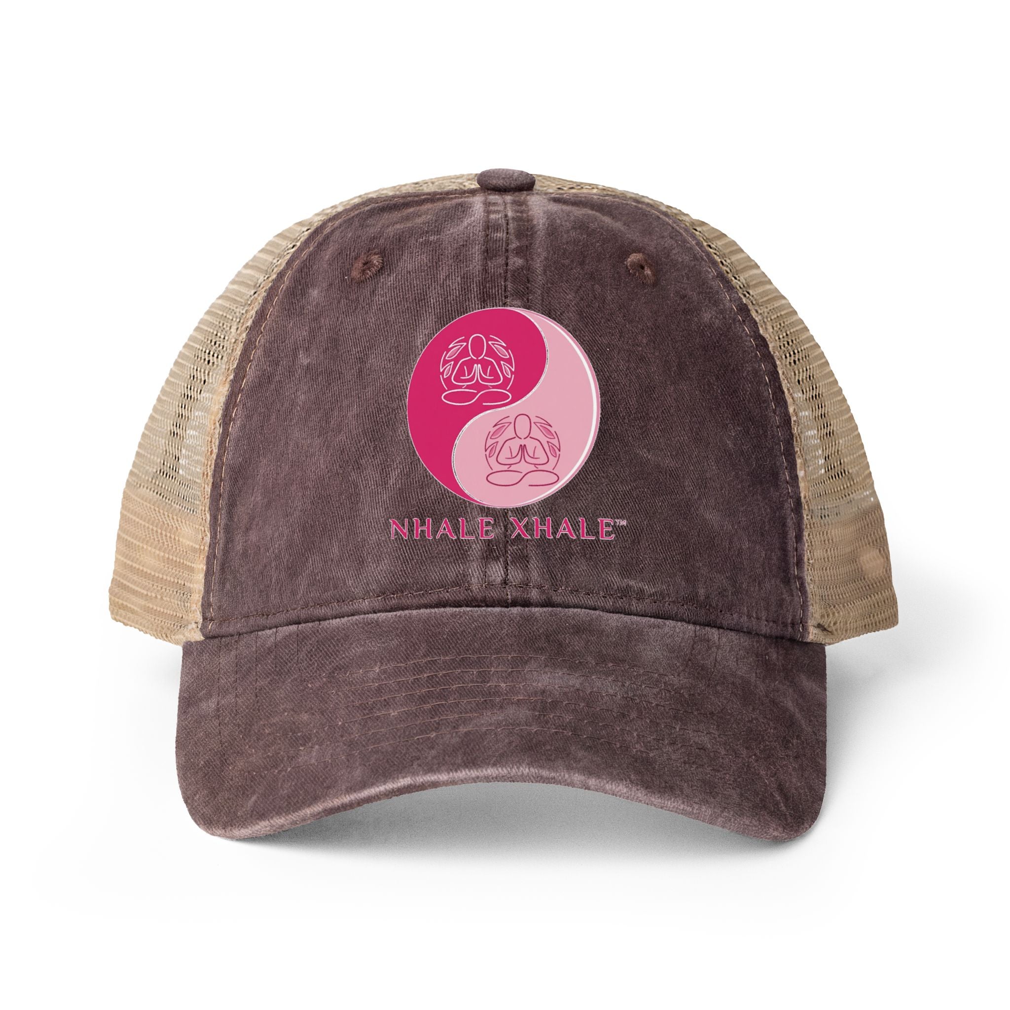 NhaleXhale Women's Washed Mesh-Back Cap