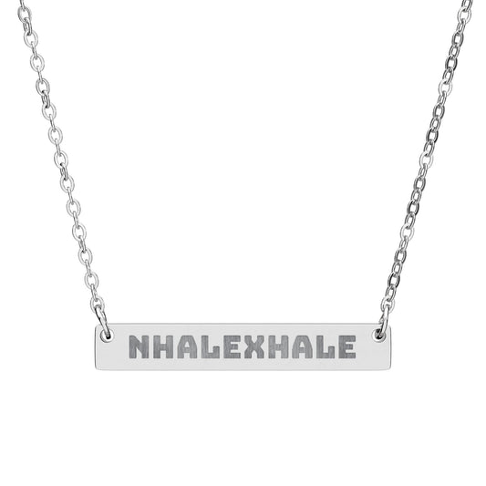 NhaleXhale Horizontal Bar Necklace