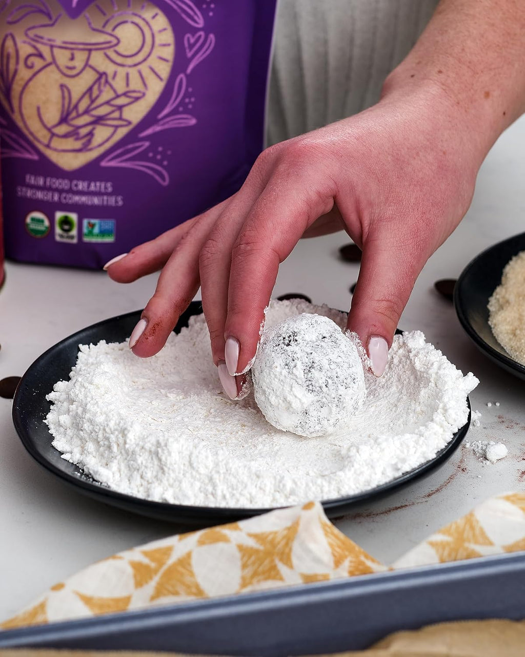 Sweeteners 10-Pound Organic Cane Sugar, Fair Trade, Non GMO, Gluten Free, Pure & Vegan, for Baking and Sweetening