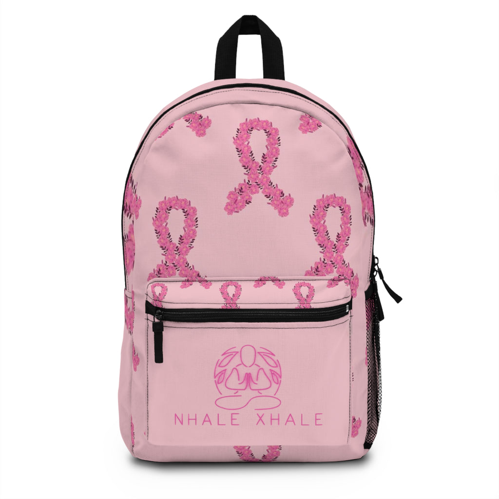 NhaleXhale Pink Ribbon Backpack