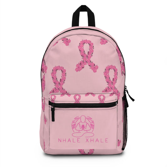 NhaleXhale Pink Ribbon Backpack