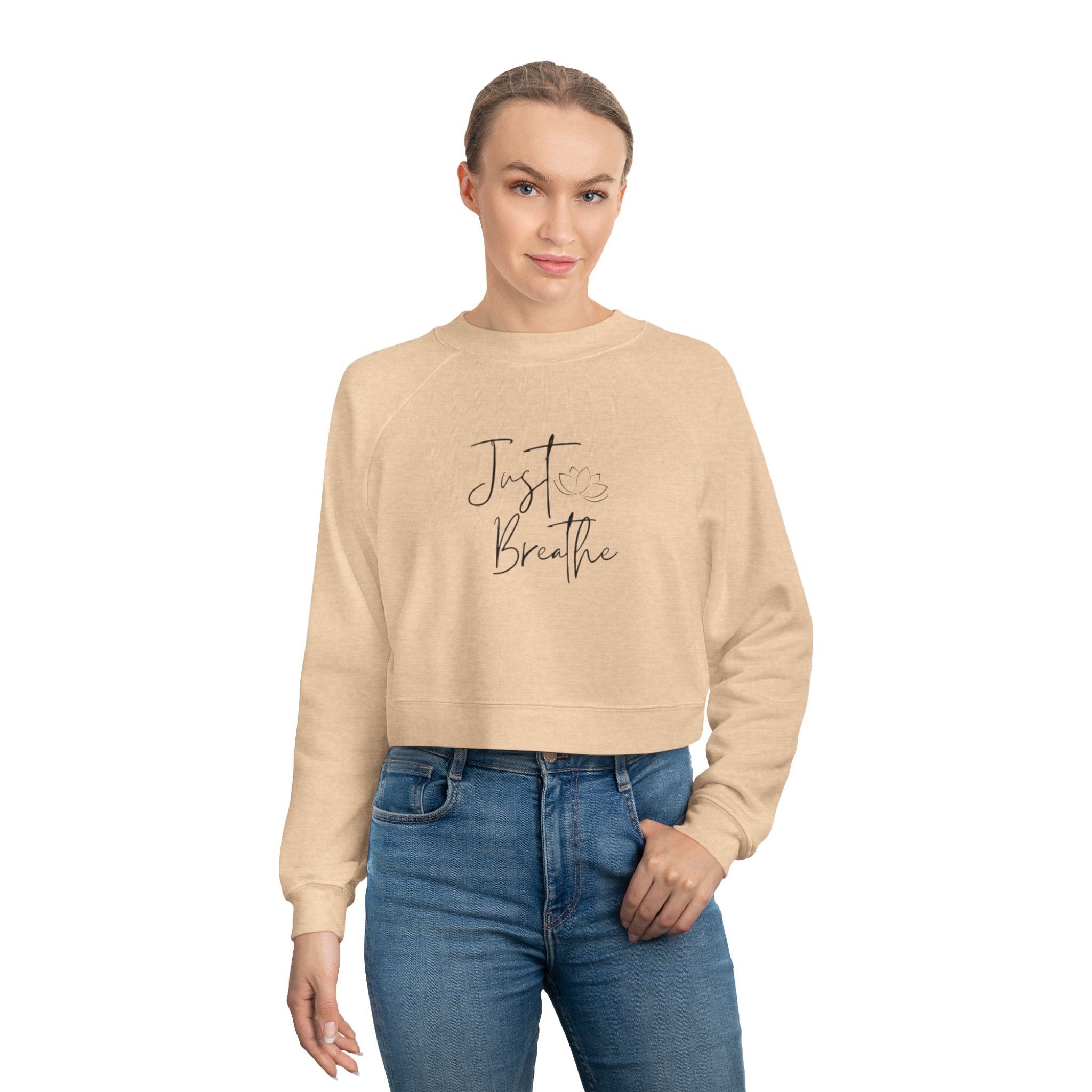Just Breathe Cropped Pullover