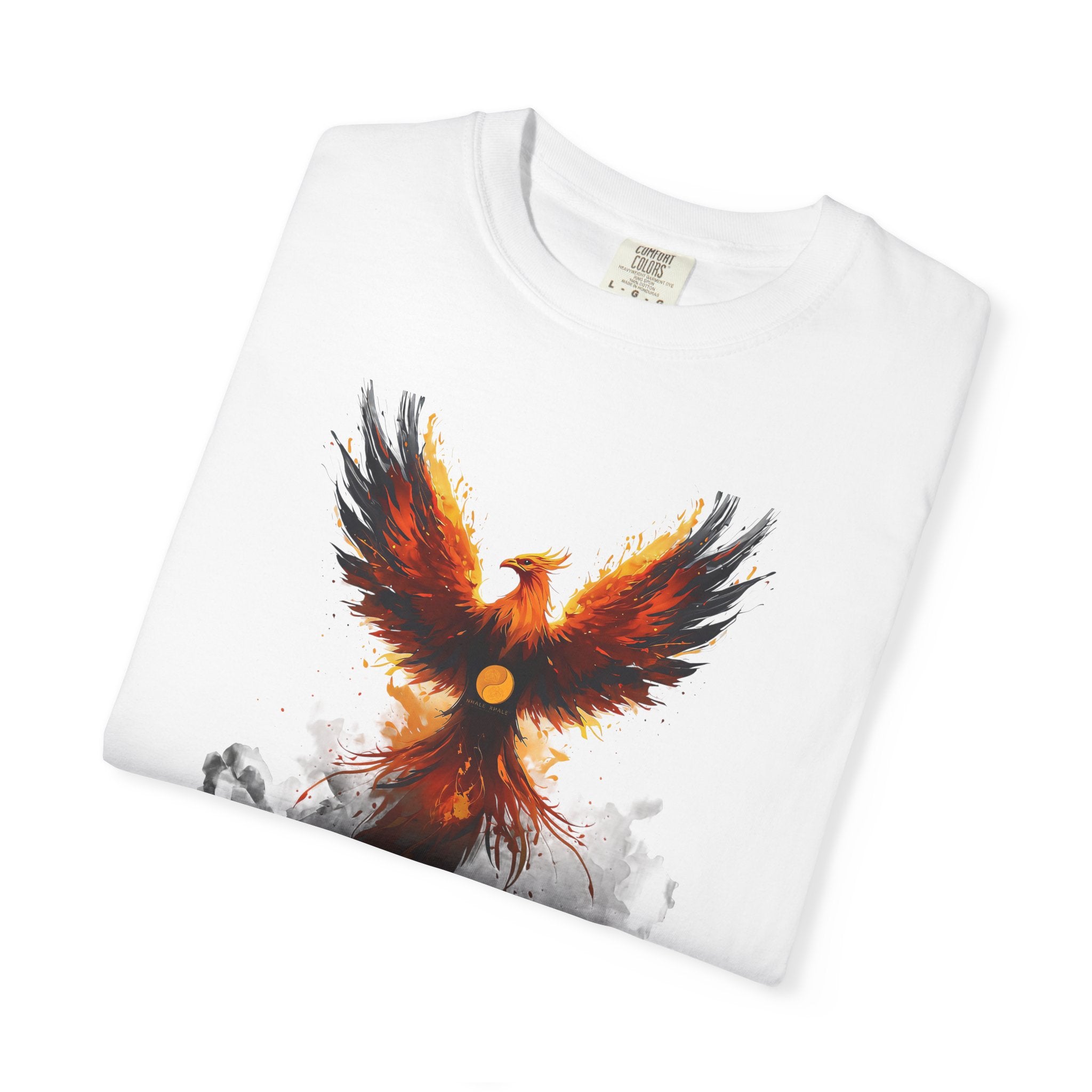 NhaleXhale "Phoenix Sun" White Tee