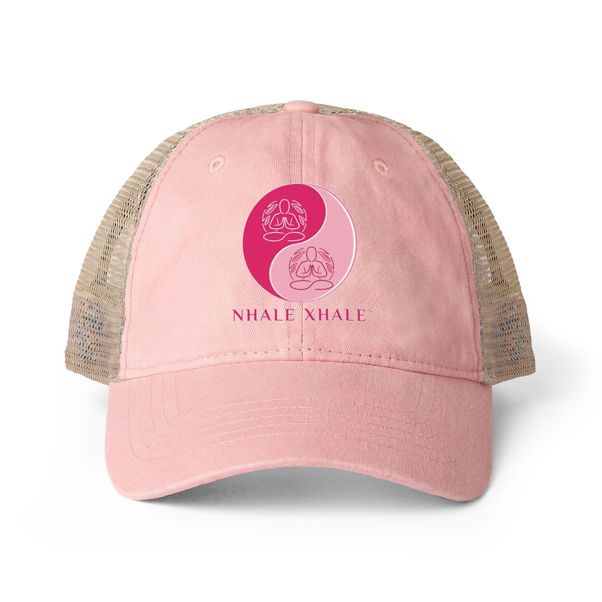 NhaleXhale Women's Washed Mesh-Back Cap