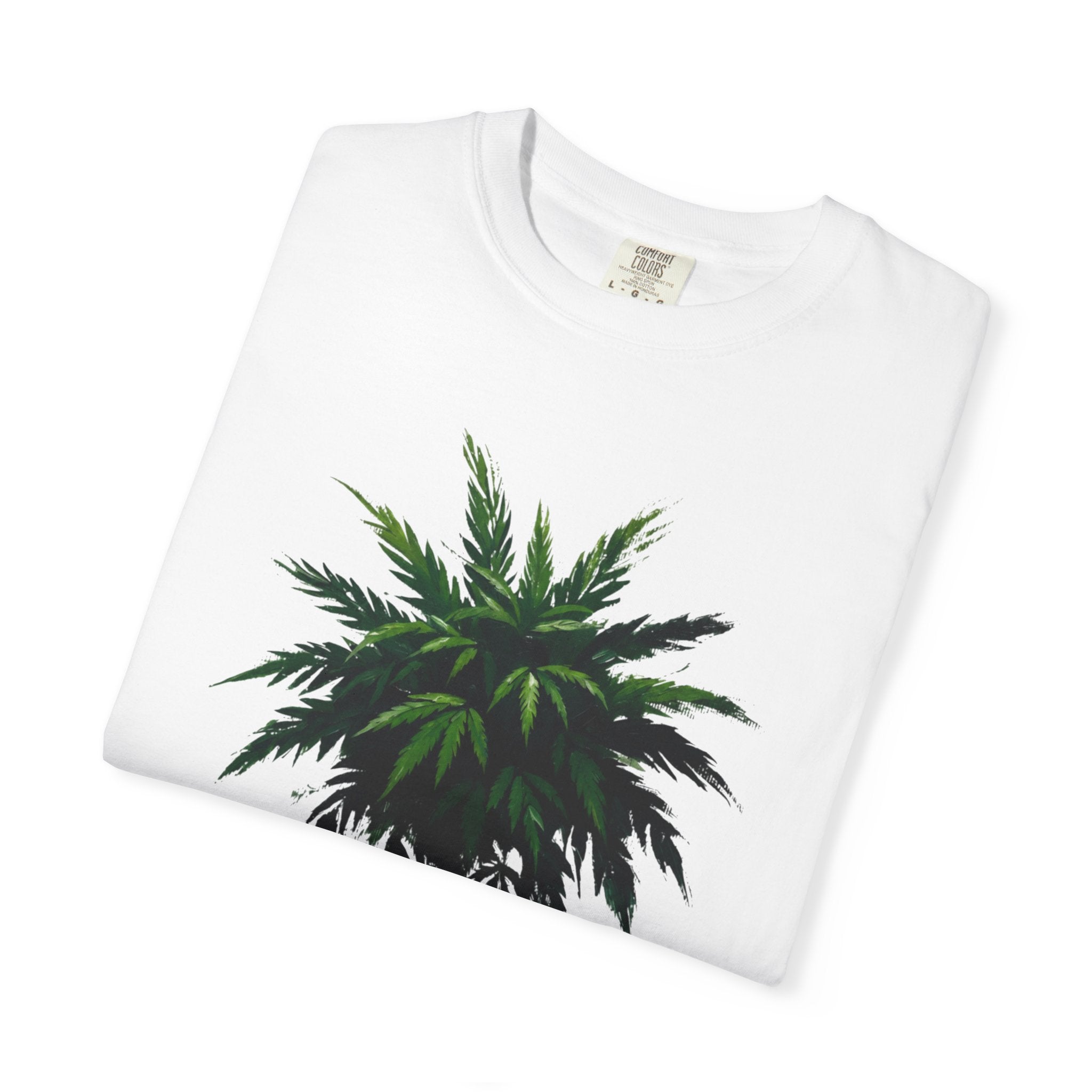 NhaleXhale "Emerald Calm Trees” White Tee