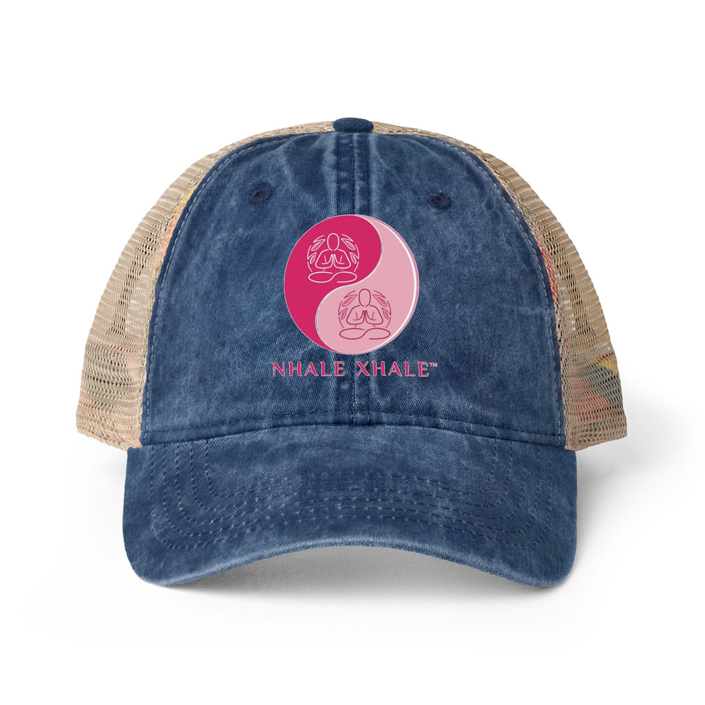 NhaleXhale Women's Washed Mesh-Back Cap