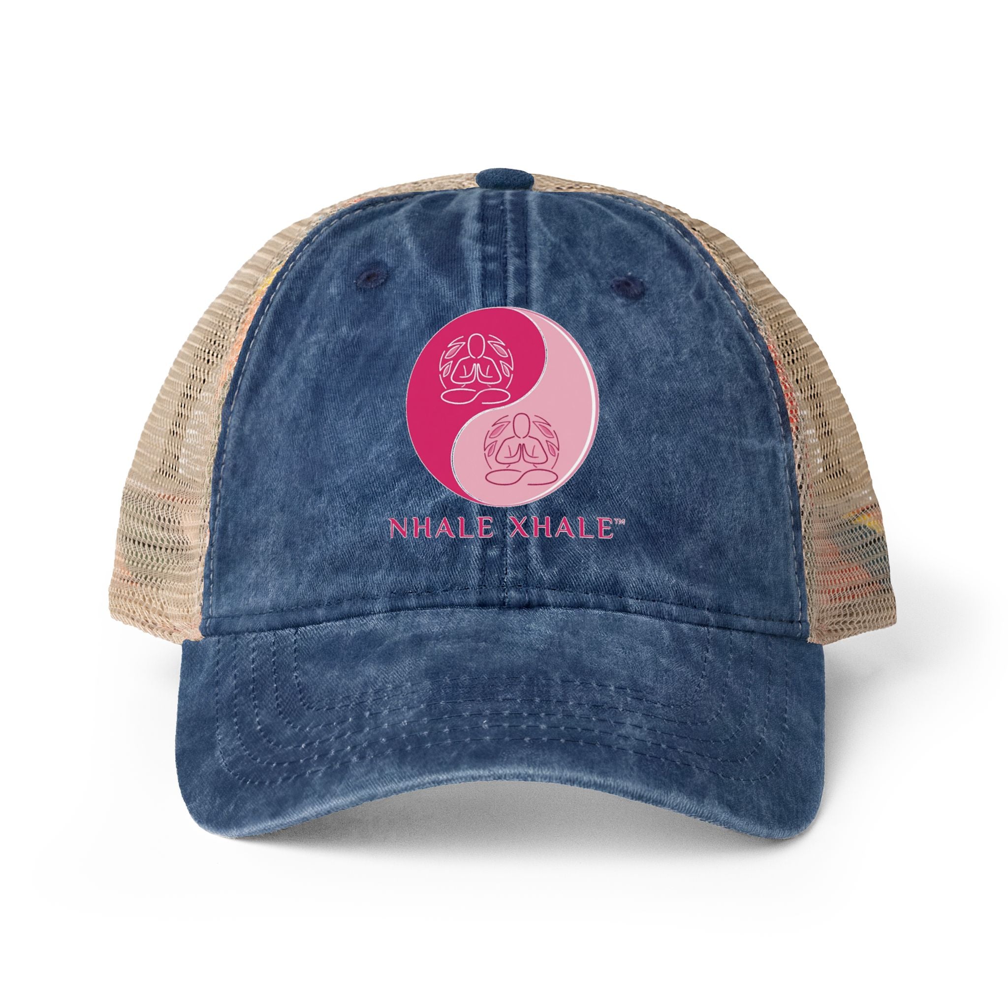 NhaleXhale Women's Washed Mesh-Back Cap
