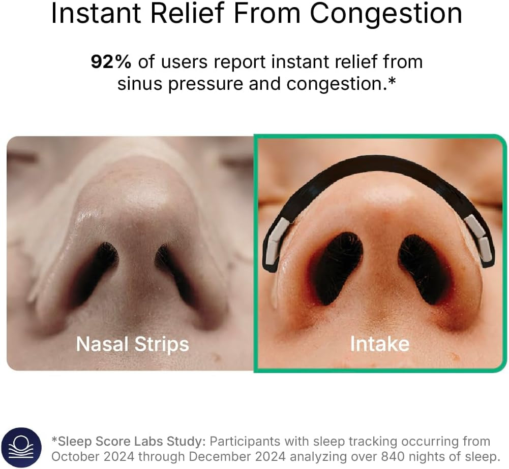 Breathing Nasal Strip Starter Kit (15 Count, Black) - Boost Oxygen , Reduce Snoring, Improve Sleep Quality - Sweat Resistant, Skin Safe Nasal Strips - Extra Strength Snoring Solution