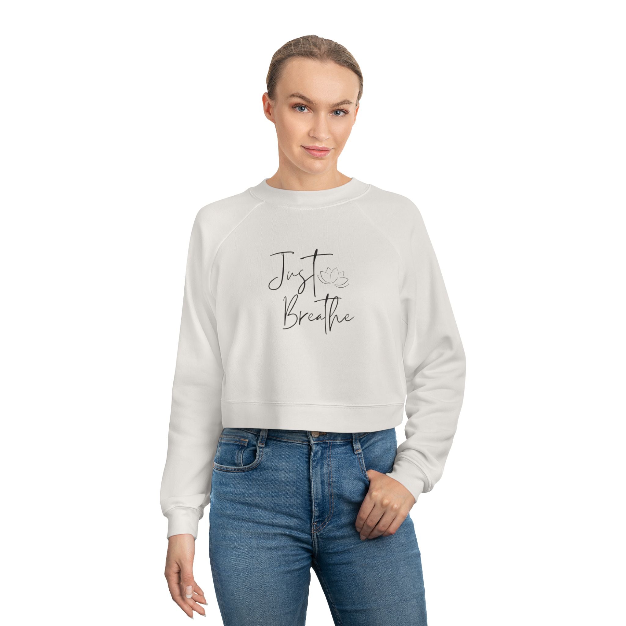 Just Breathe Cropped Pullover