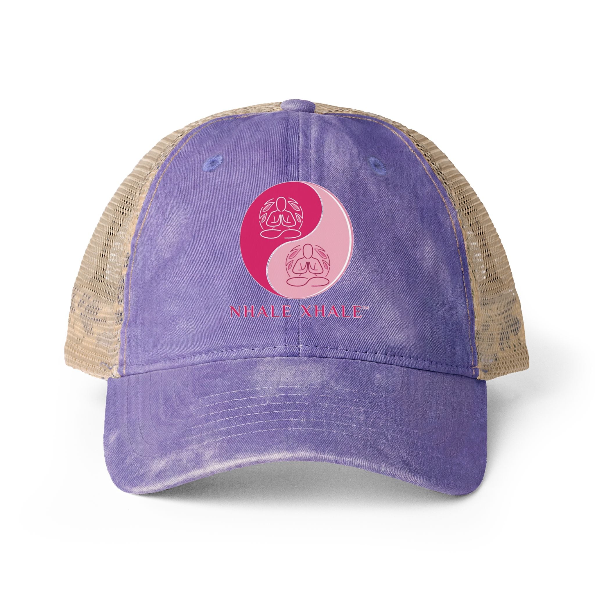 NhaleXhale Women's Washed Mesh-Back Cap