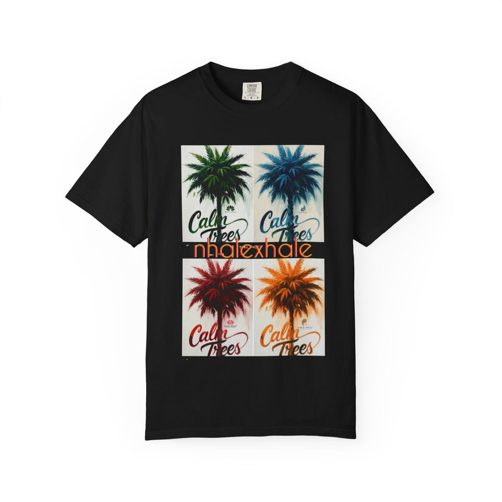 NhaleXhale "Calm Trees" Vintage Sunset Graphic