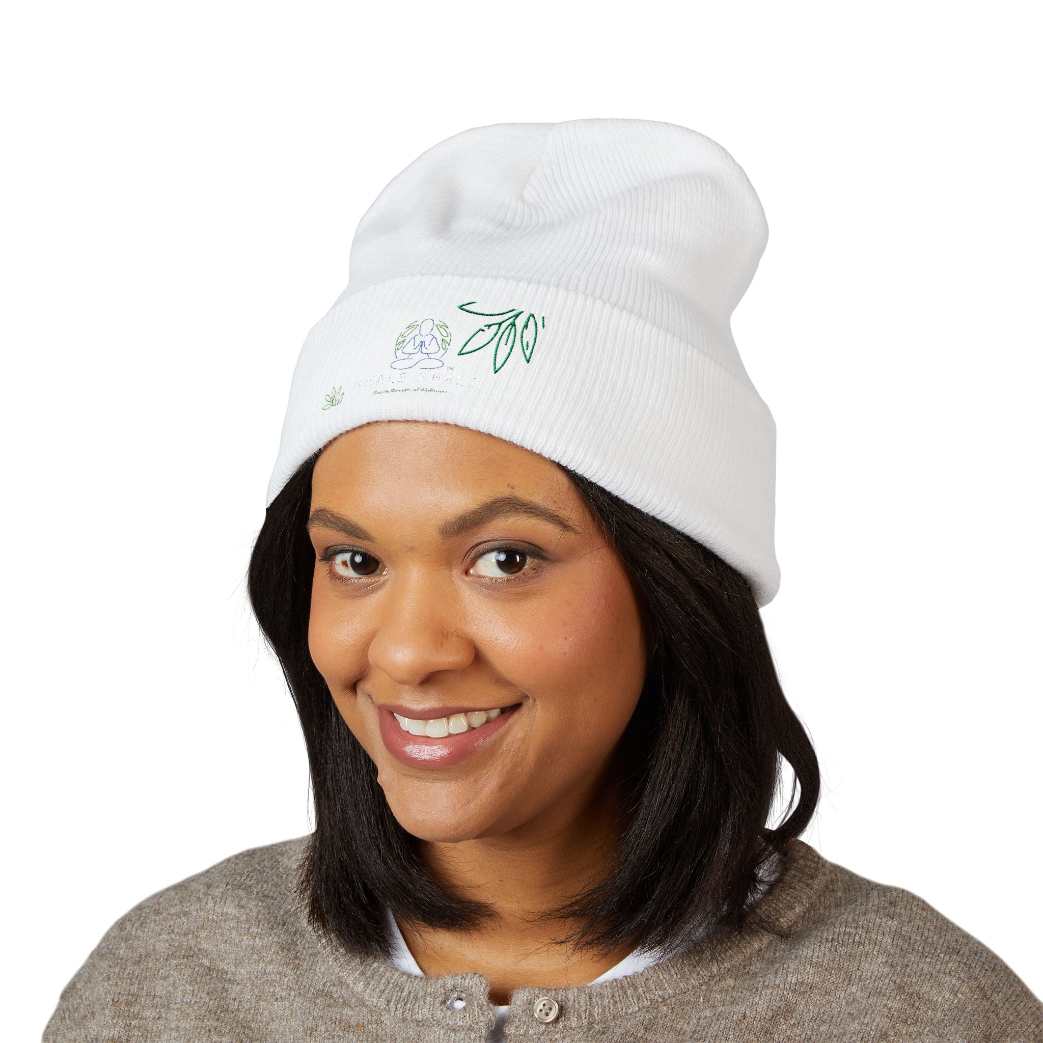 NhaleXhale Cuffed Beanie (Embroidery)