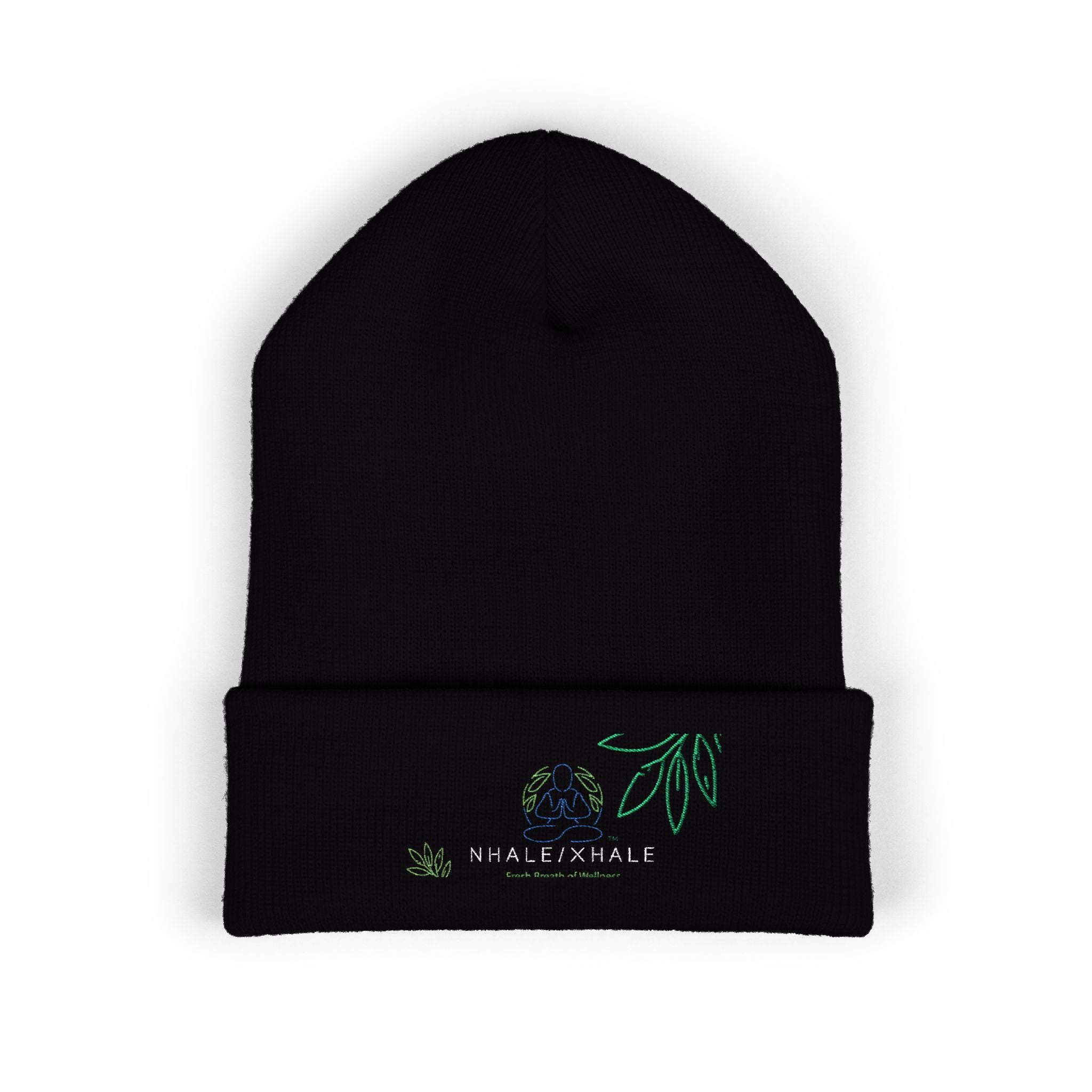 NhaleXhale Cuffed Beanie (Embroidery)
