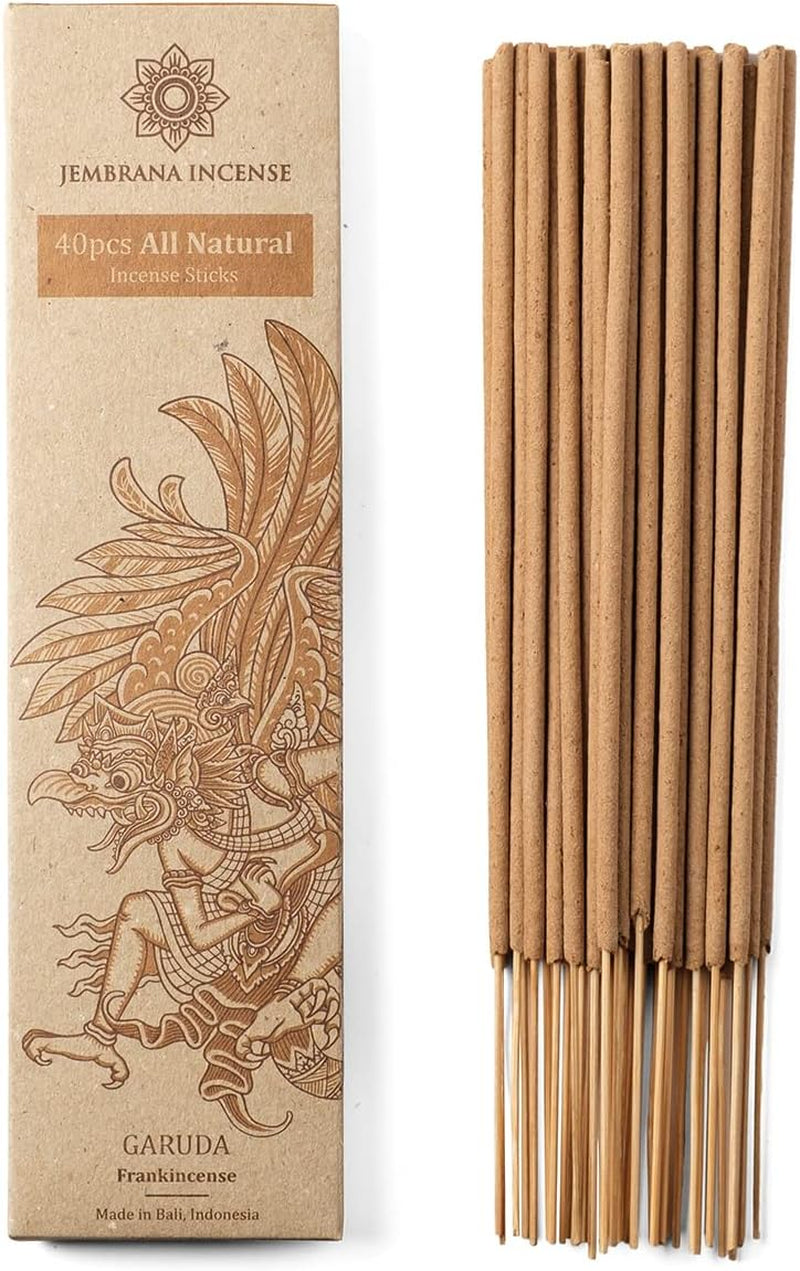 - Natural Aromatic Stick Incense - Made from Wood Bark, and Herbal Powders - No Perfumes or Fragrances - Variety Set of Agarwood, Frankincense and Turmeric, Total of 120 Sticks
