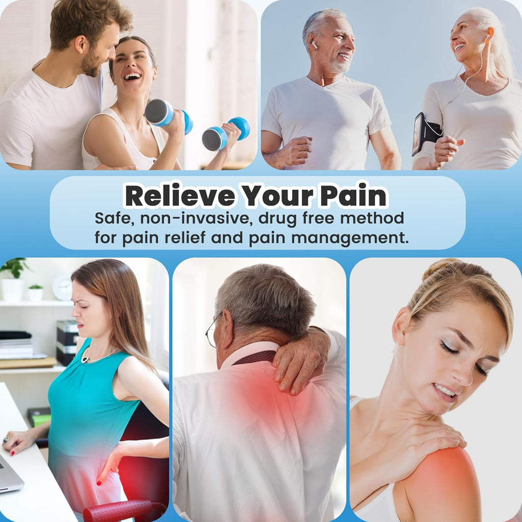 Wireless TENS Unit Back Pain Relief Massager- Muscle Stimulator Machine - Wireless TENS Unit Muscle Stimulator- Tens Unit
