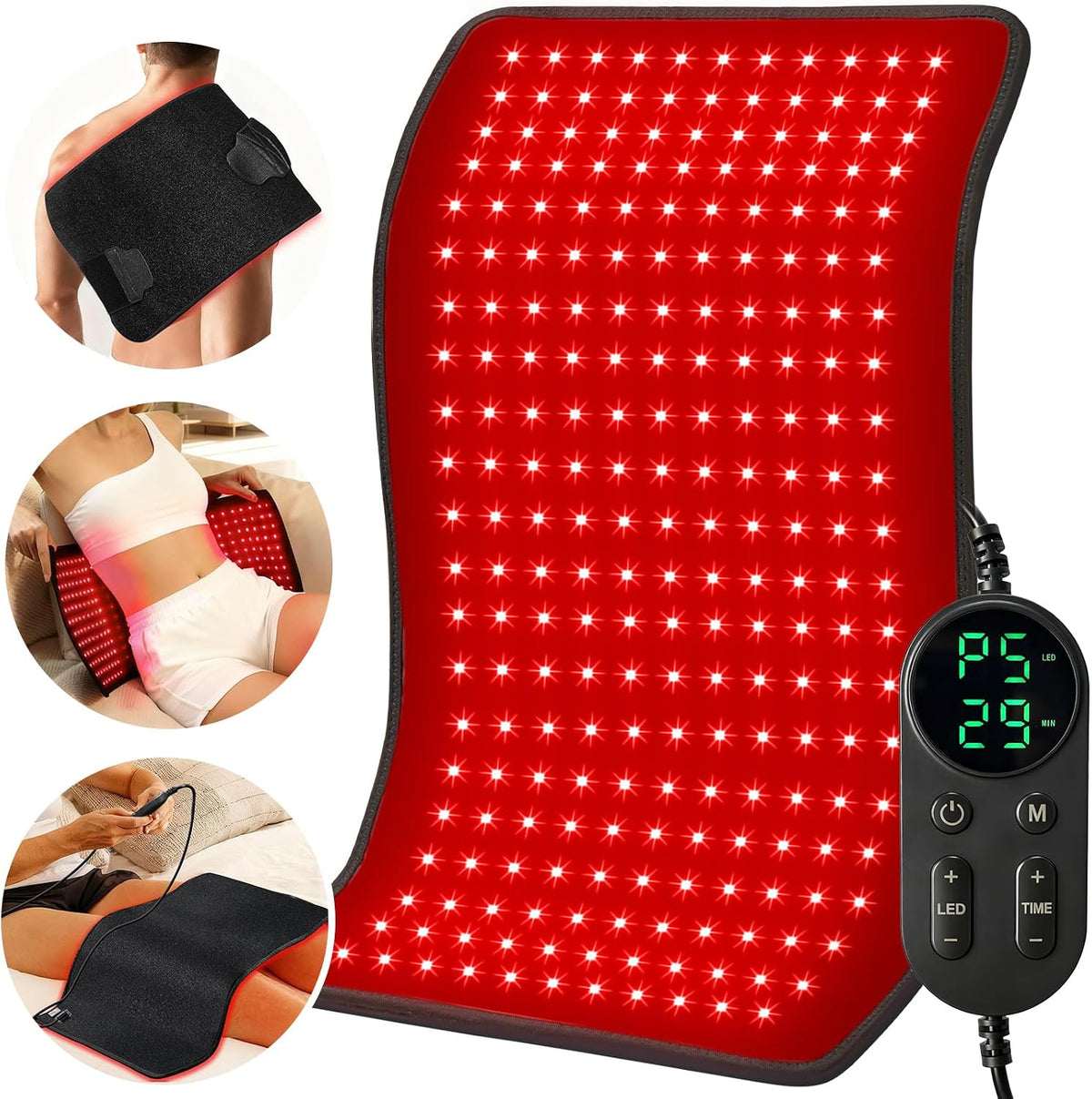Red Light Therapy Pad for Body Pain, 24 X 12 Inch, Large