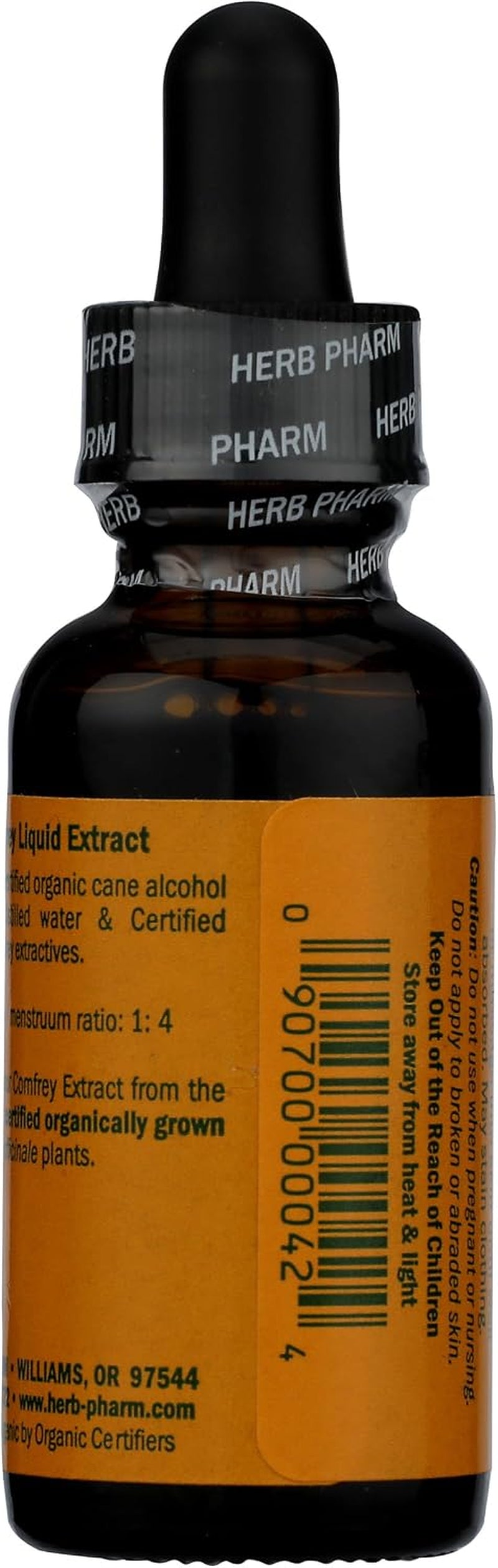 Certified Organic Comfrey Liquid Extract Drops, 1 Oz