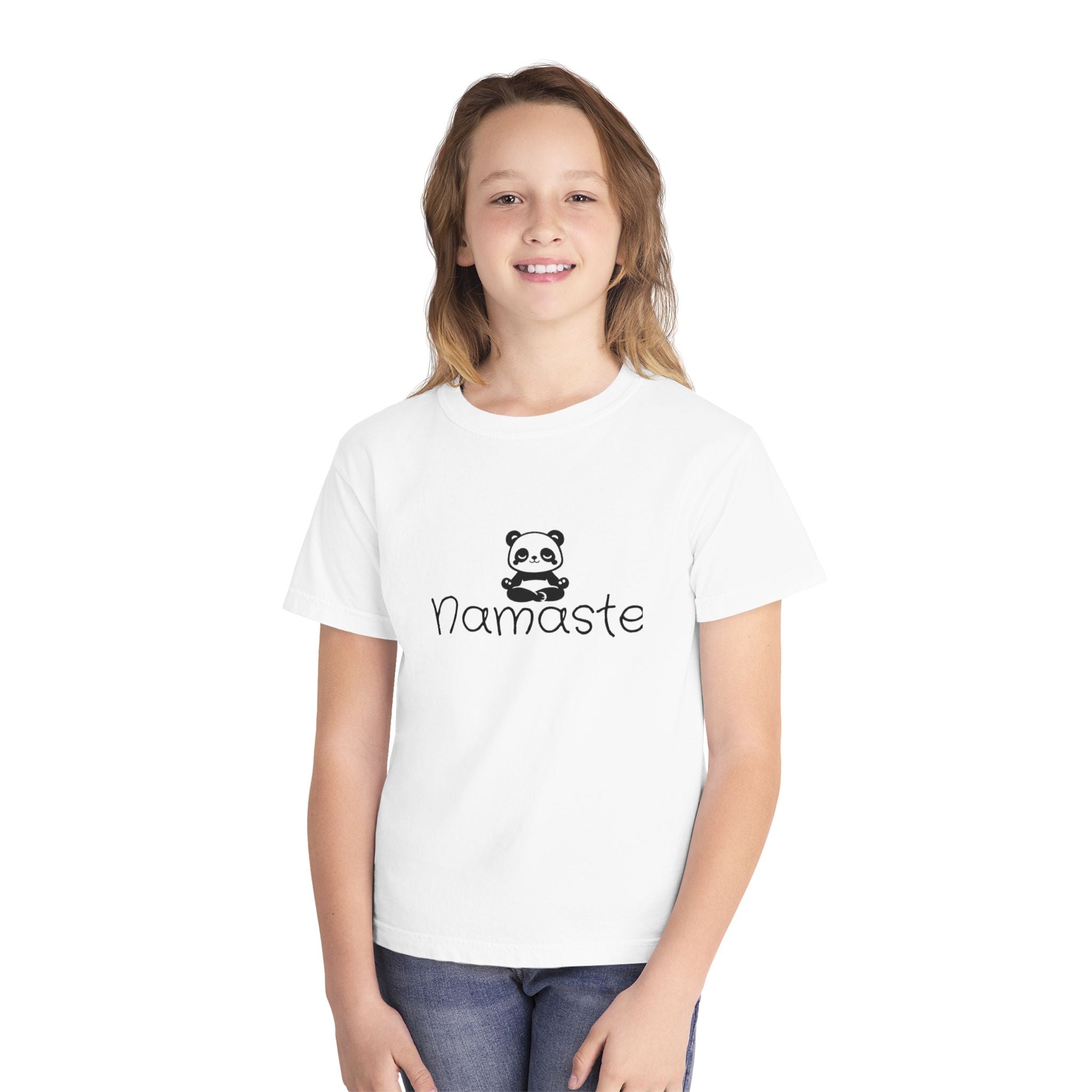Namaste Panda Youth T‑Shirt