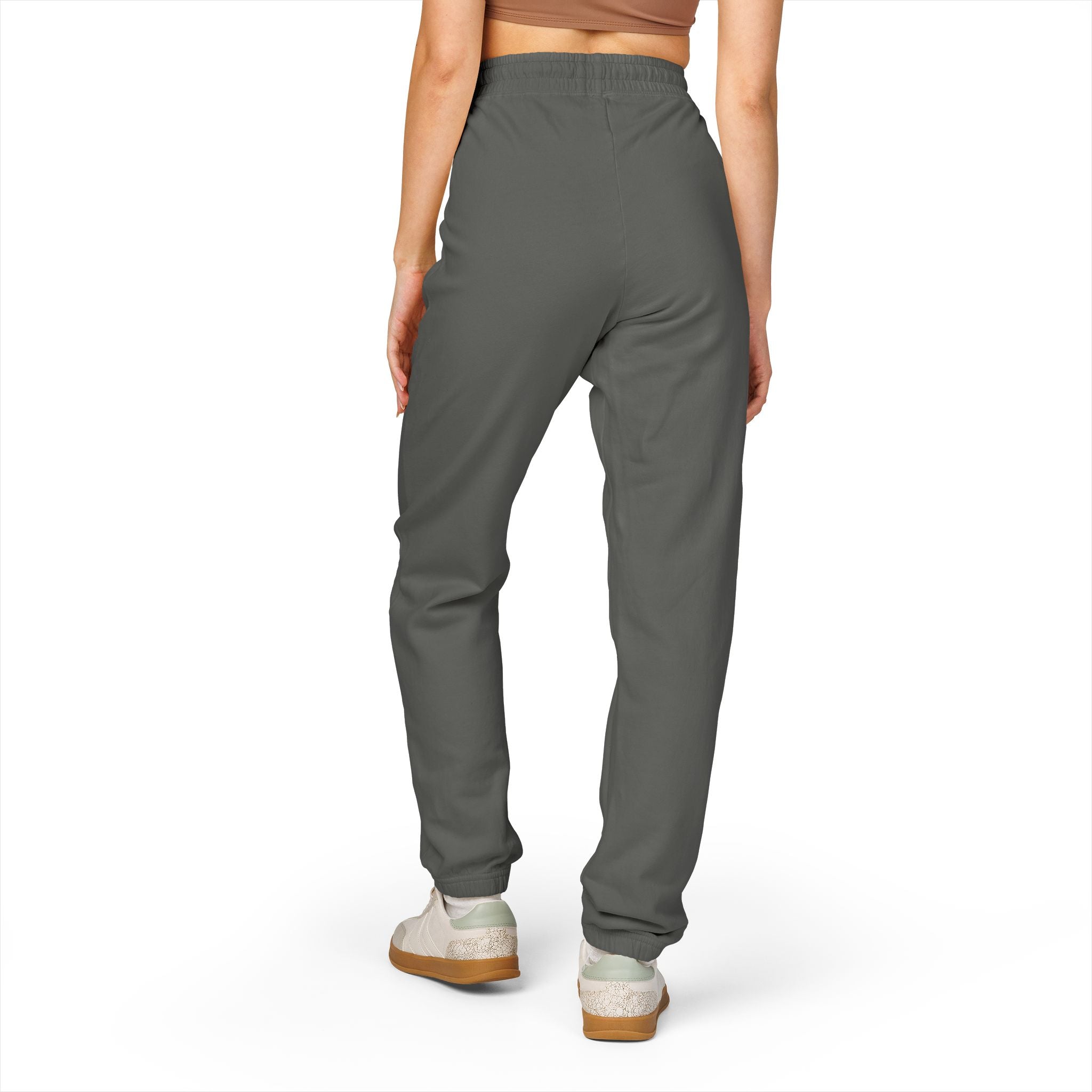 Sweatpants — "Inhale Exhale" Vertical Yoga Fleece Joggers