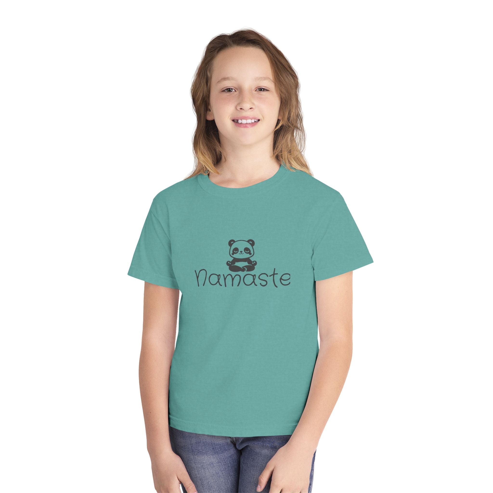 Namaste Panda Youth T‑Shirt