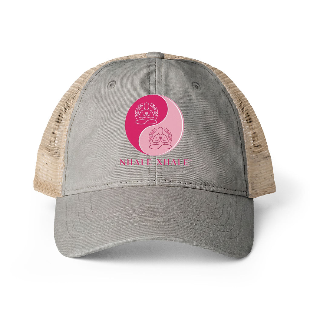 NhaleXhale Women's Washed Mesh-Back Cap