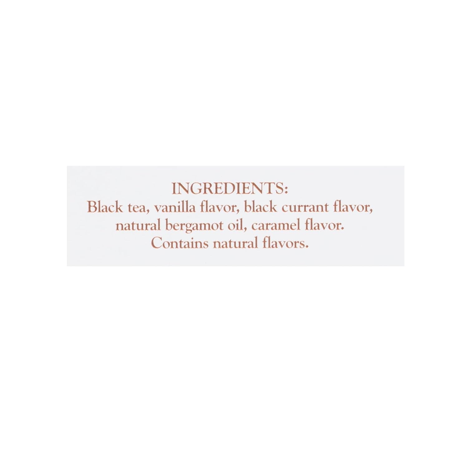 Paris Flavored Black Tea – 20 Sachets | Fruity Vanilla & Caramel Blend with Hint of Lemony Bergamot