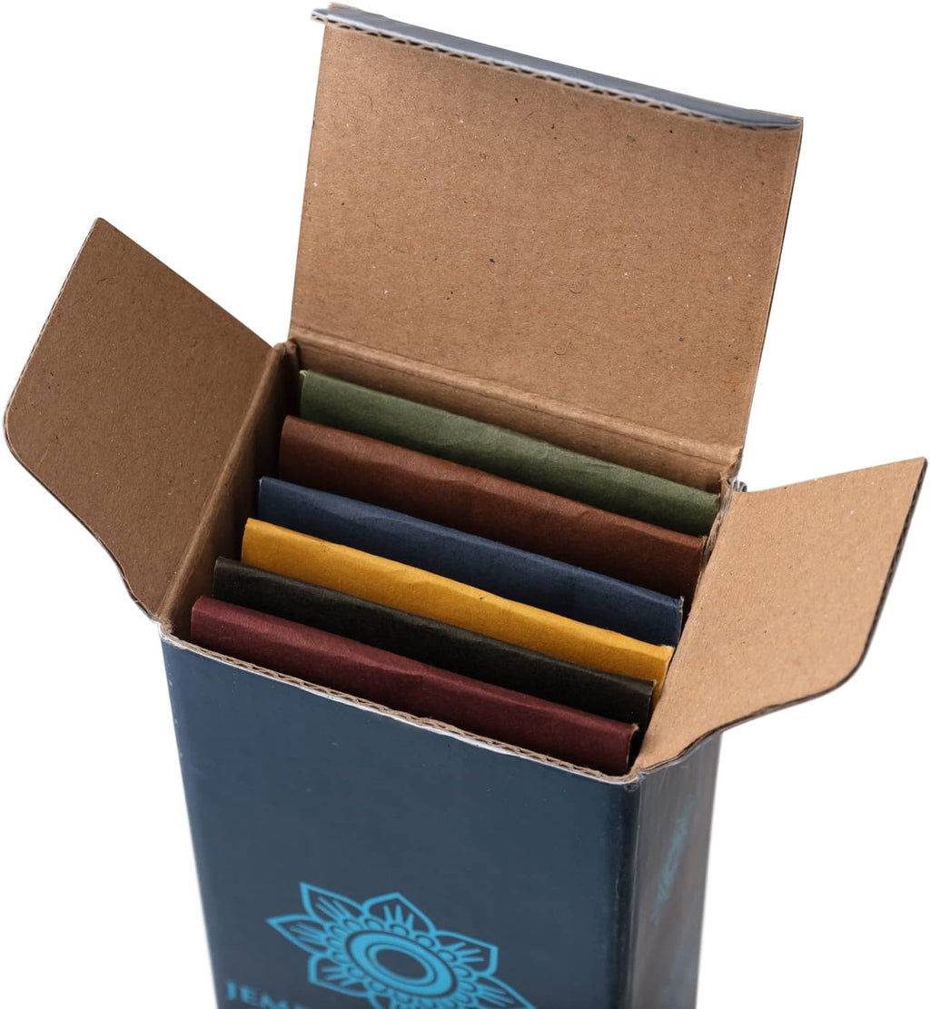 Bali Soap  Sticks - Variety Pack 6 Scents (144 Sticks Total, 24 Sticks Each) of Lotus (Padma), Sandalwood, Gardenia, Maha Triloka, Raja Harum & Dewi Sai (Amber)