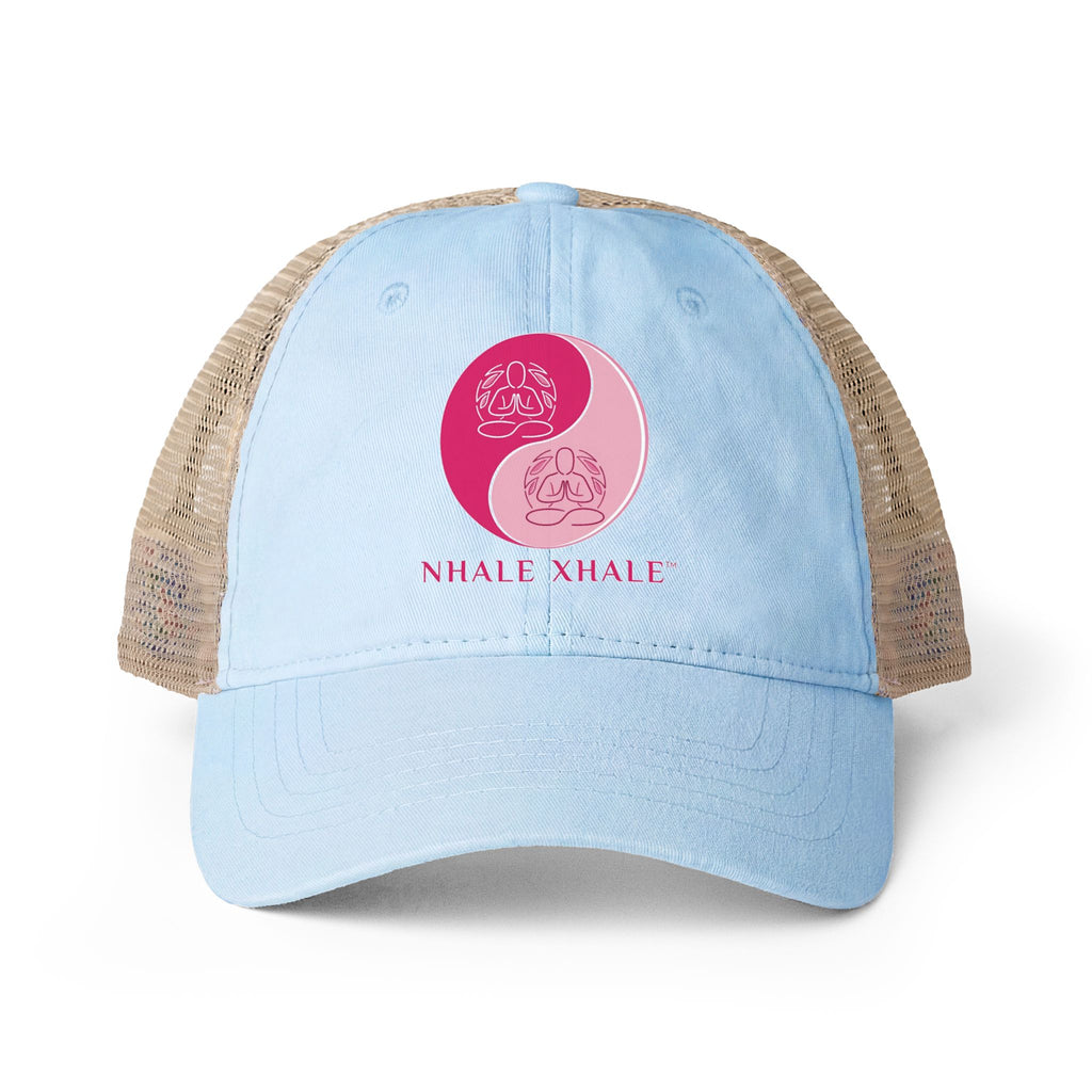 NhaleXhale Women's Washed Mesh-Back Cap