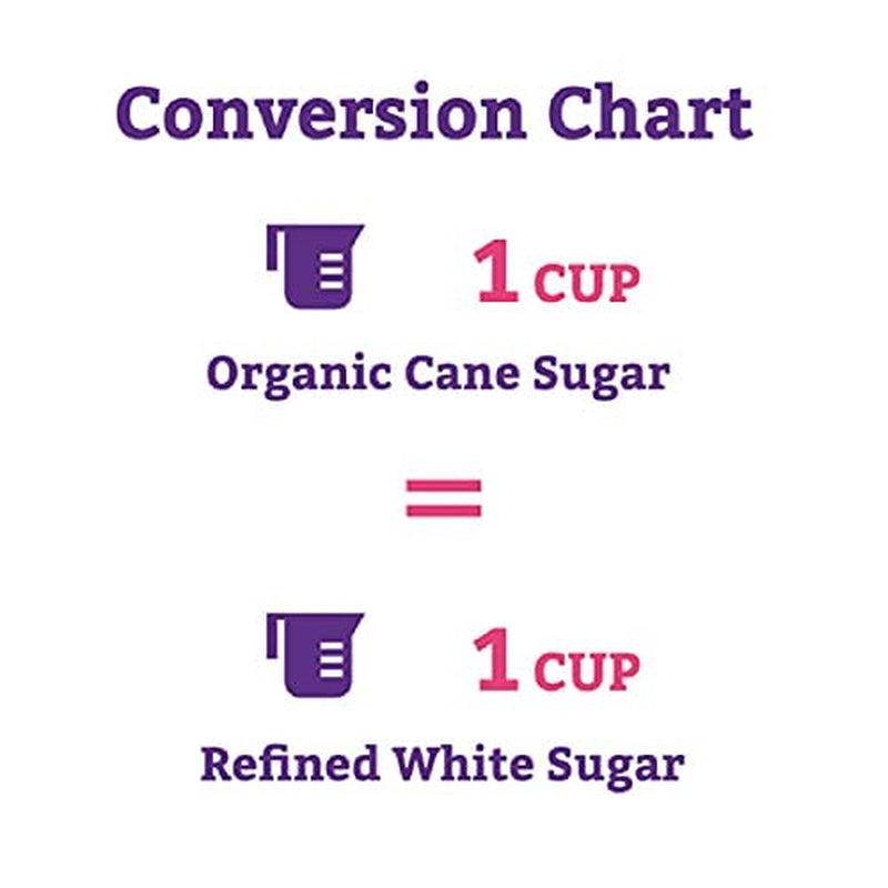 Sweeteners 10-Pound Organic Cane Sugar, Fair Trade, Non GMO, Gluten Free, Pure & Vegan, for Baking and Sweetening