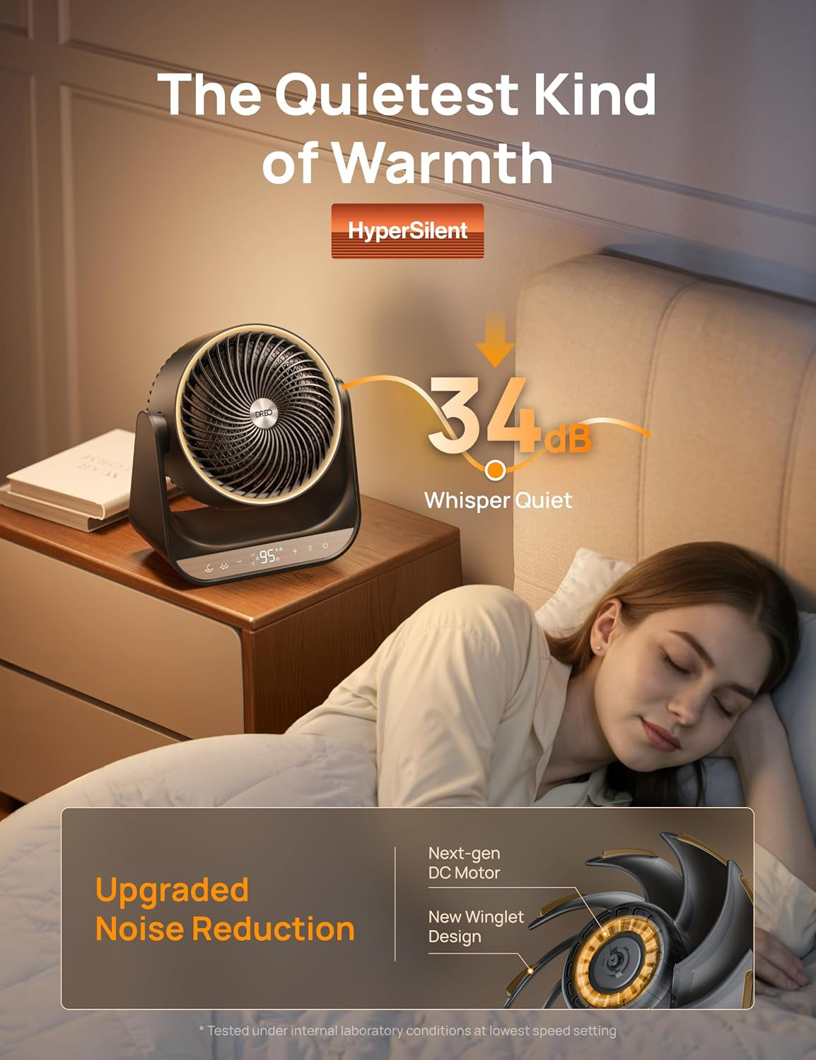 DREO Whole Room Heater, 3D Oscillating Heating Space Heaters for Indoor Use
