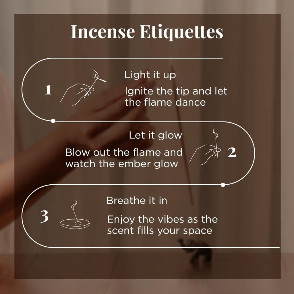 Incense Sticks with Holder (100 Sticks)| Eucalyptus Incense Stick for Meditation, Aromatherapy, Realxation Gifts | No Charcoal,Organic,Non Toxic, 45 Mins, Long Burning Insence-Sticks