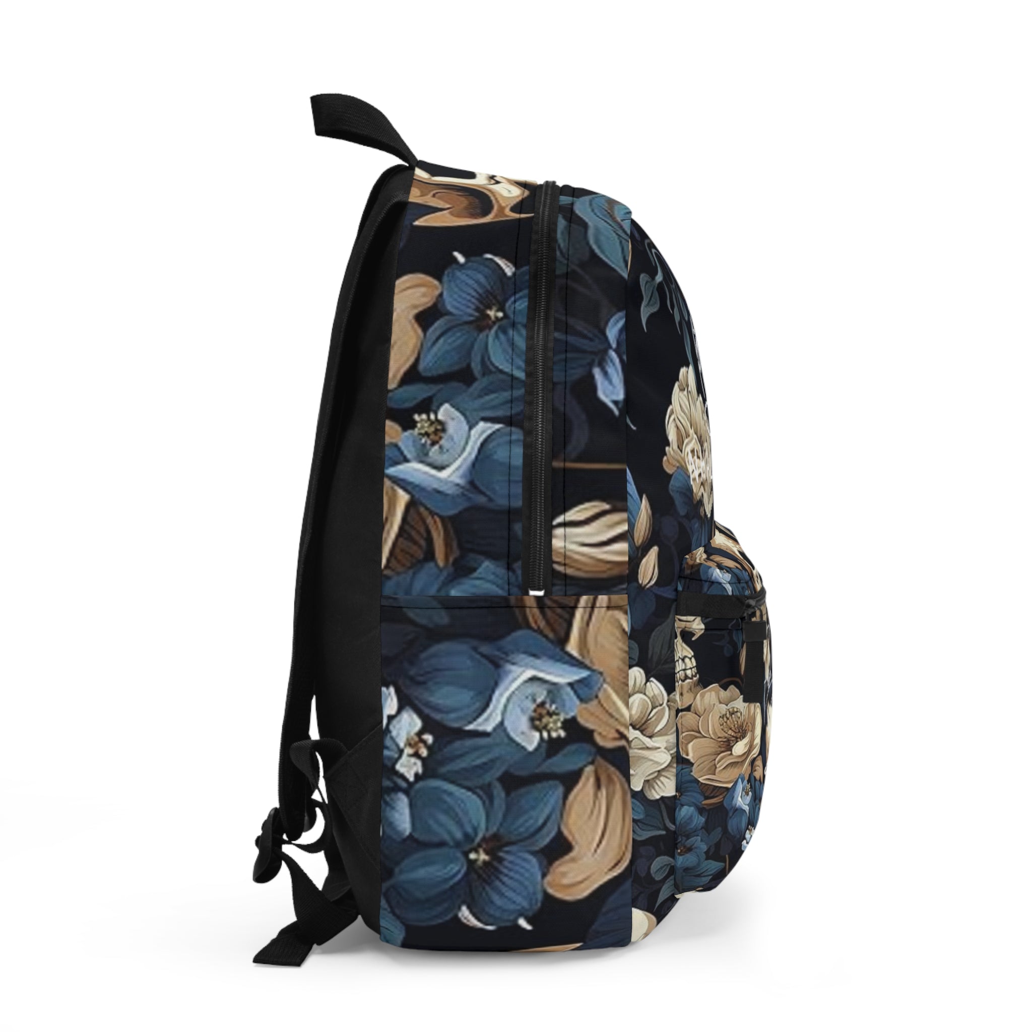 NhaleXhale Skull Vintage Floral Backpack