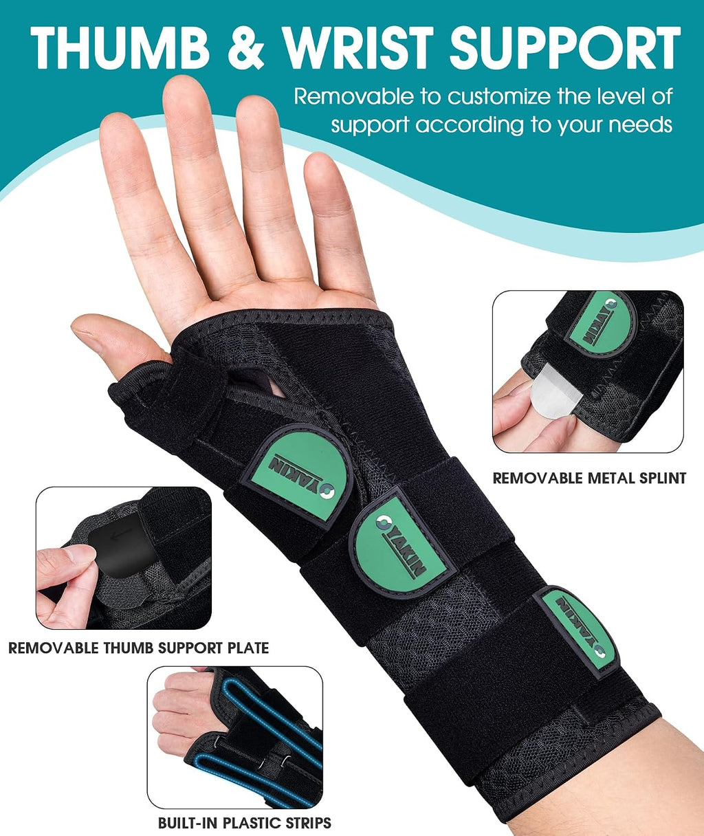 Carpal Tunnel Wrist Brace Night Support, Thumb Brace for Men Women