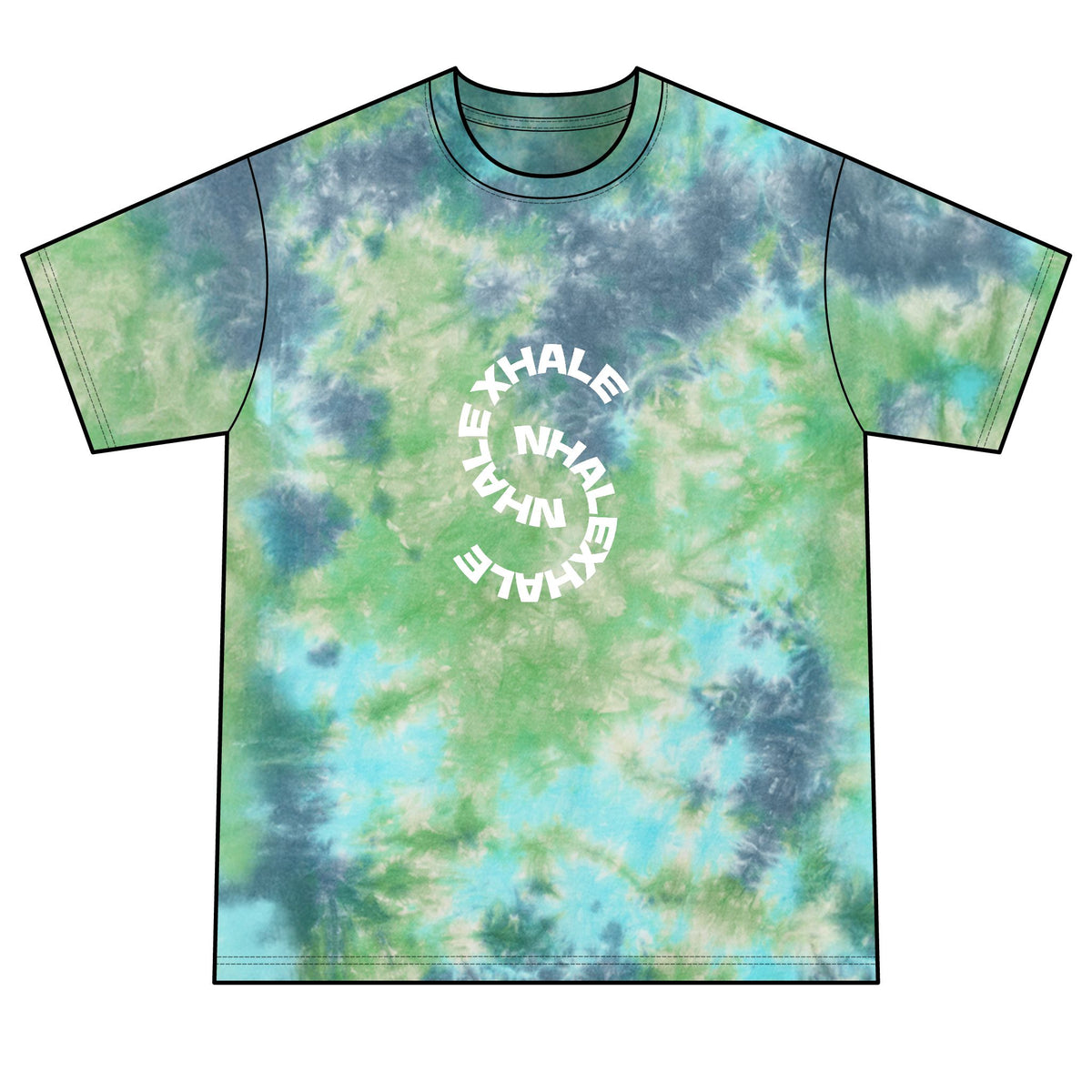 NhaleXhale “Crystal Tie-Dye" Tee
