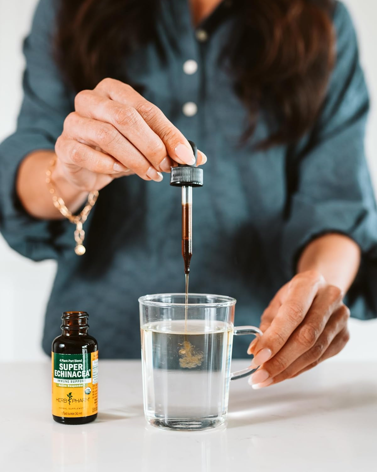 Super Echinacea® Liquid Extract: USDA Organic Immune Support for Year-Round | Fast-Absorbing Echinacea Tincture, 4 Plant-Part Blend: Root, Leaf, Flower & Seed | up to ~3 Week Supply, 1 Oz*