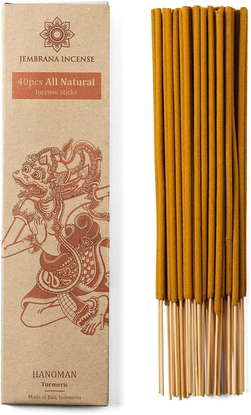 - Natural Aromatic Stick Incense - Made from Wood Bark, and Herbal Powders - No Perfumes or Fragrances - Variety Set of Agarwood, Frankincense and Turmeric, Total of 120 Sticks