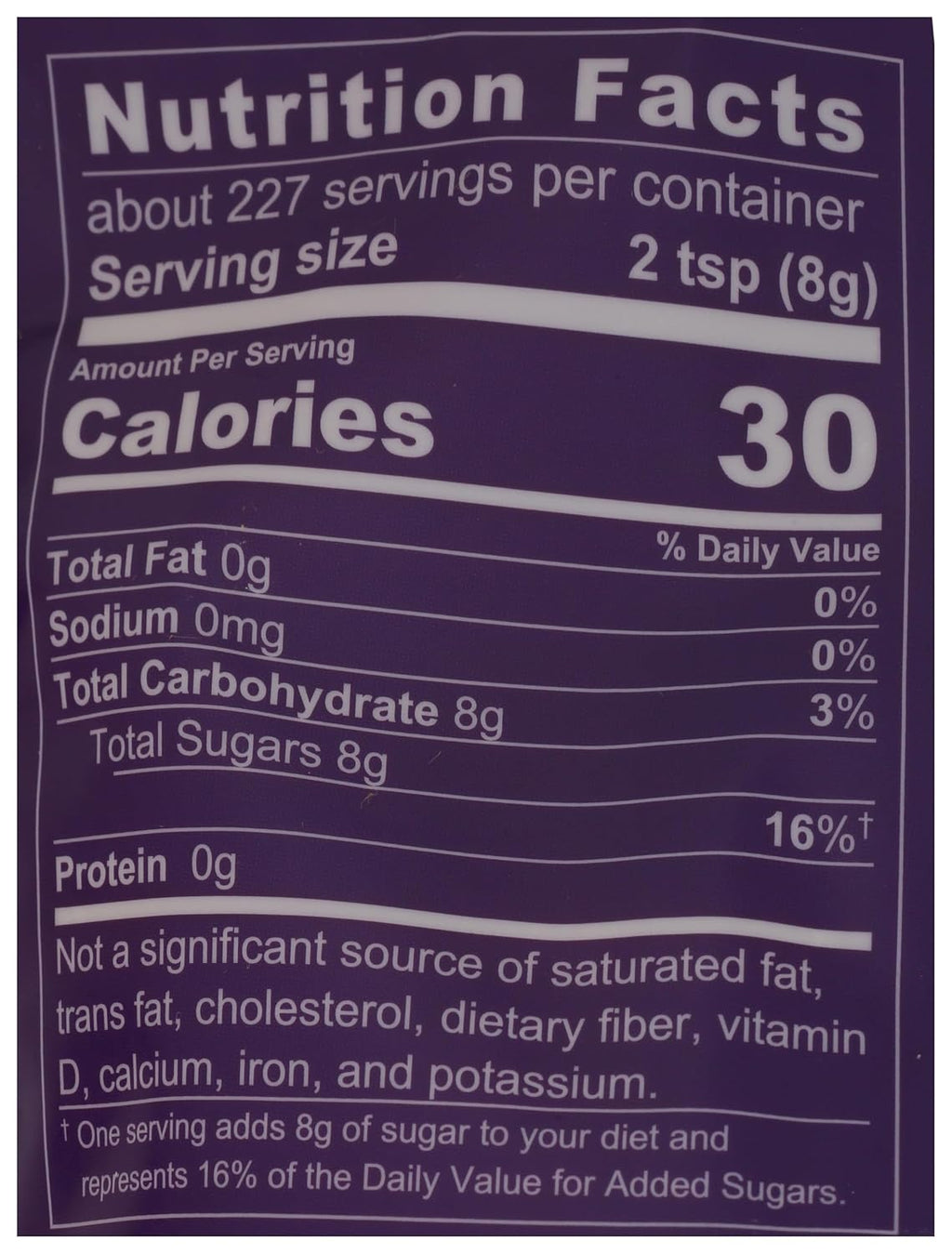 Sweeteners 4-Pound Organic Cane Sugar, Fair Trade, Non GMO, Gluten Free & Vegan for Baking and Sweetening, 1 Pack
