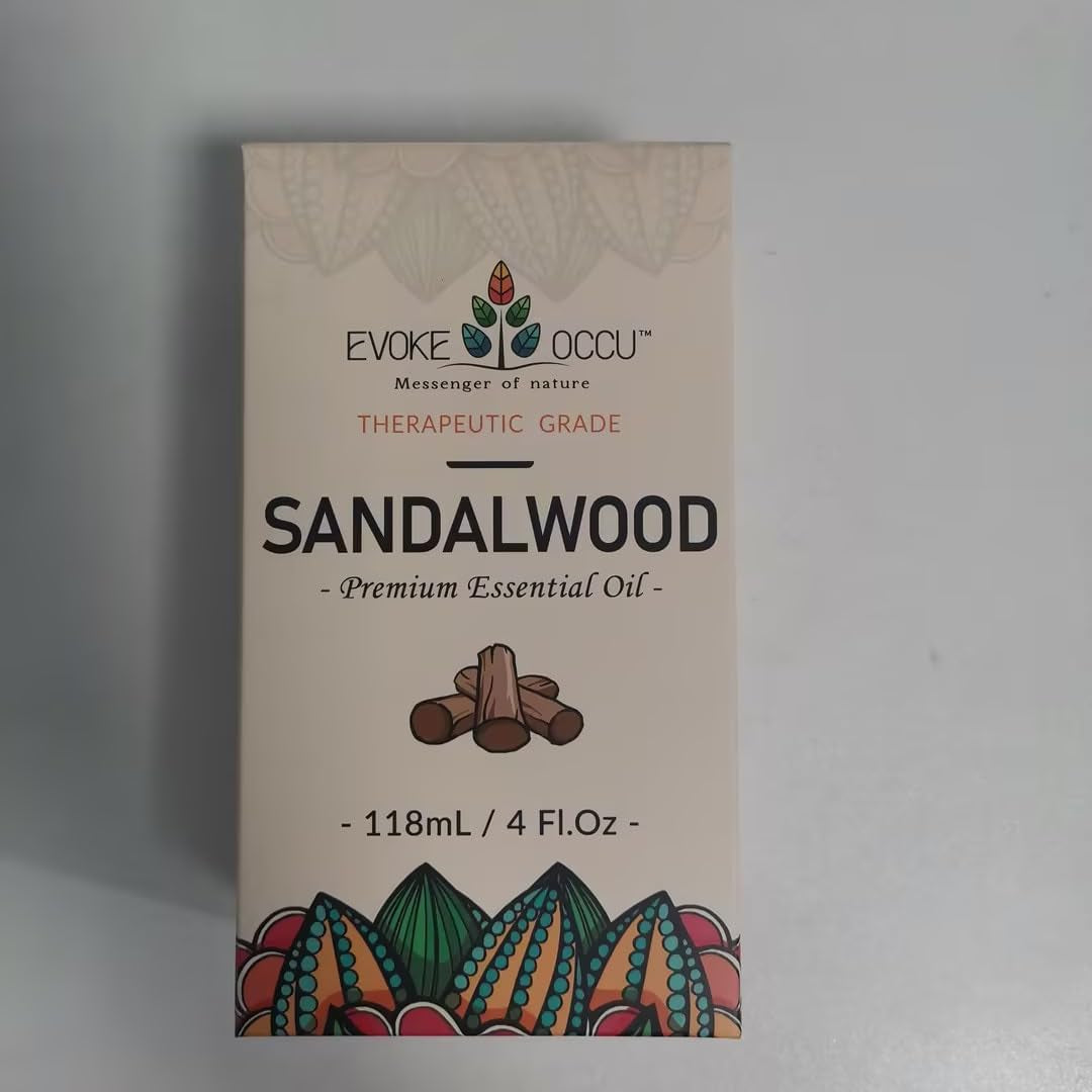 Sandalwood Essential Oils for Skin Care, Diffuser, Perfume, Candle and Soap Making - 4 FL Oz