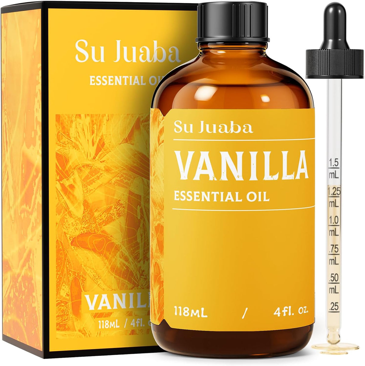 Vanilla Essential Oil for Perfume, Body, Skin, Fragrance