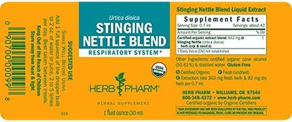 Stinging Nettle Blend Liquid Extract - 1 Ounce (DNETT01)