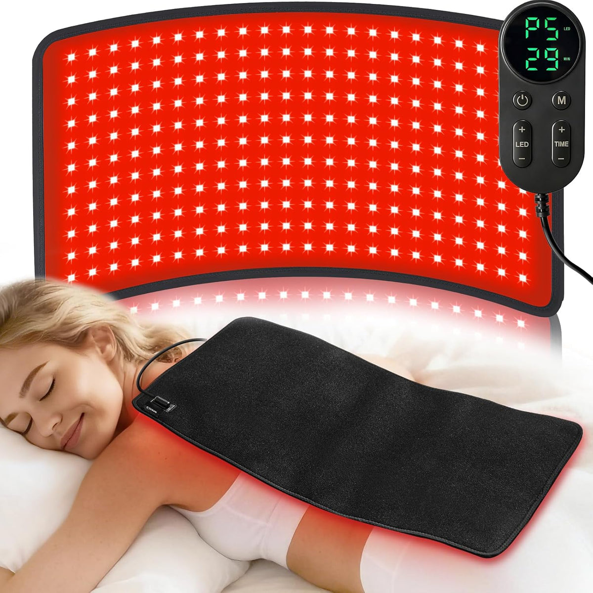 Red Light Therapy Pad for Body Pain, 24 X 12 Inch, Large