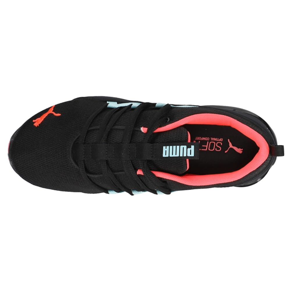 PUMA Women's RIAZE PROWL Sneaker, Puma Black-Ignite Pink-Aquamarine, 8.5